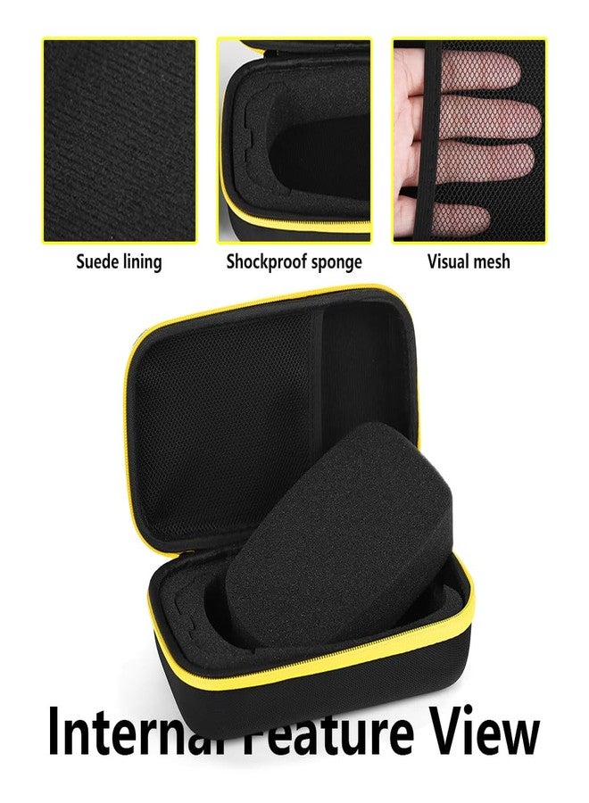 Serplex حقيبة Serplex® الصلبة لجهاز القياس الرقمي المتعدد Fluke 101/F115C/F15B+/179C، حقيبة تخزين وحمل واقية مع جيب شبكي للملحقات وإطار إسفنجي، حقيبة تخزين صلبة مقاومة للماء من مادة EVA، 21.5 × 8 × 12 سم - Image 5